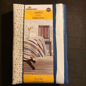NWOT Harvest Peva Tablecloth
